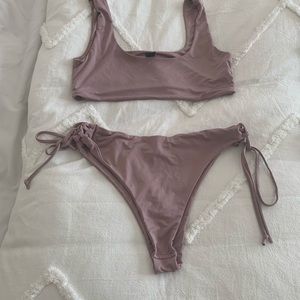 Naked Wardrobe Mauve Bikini set